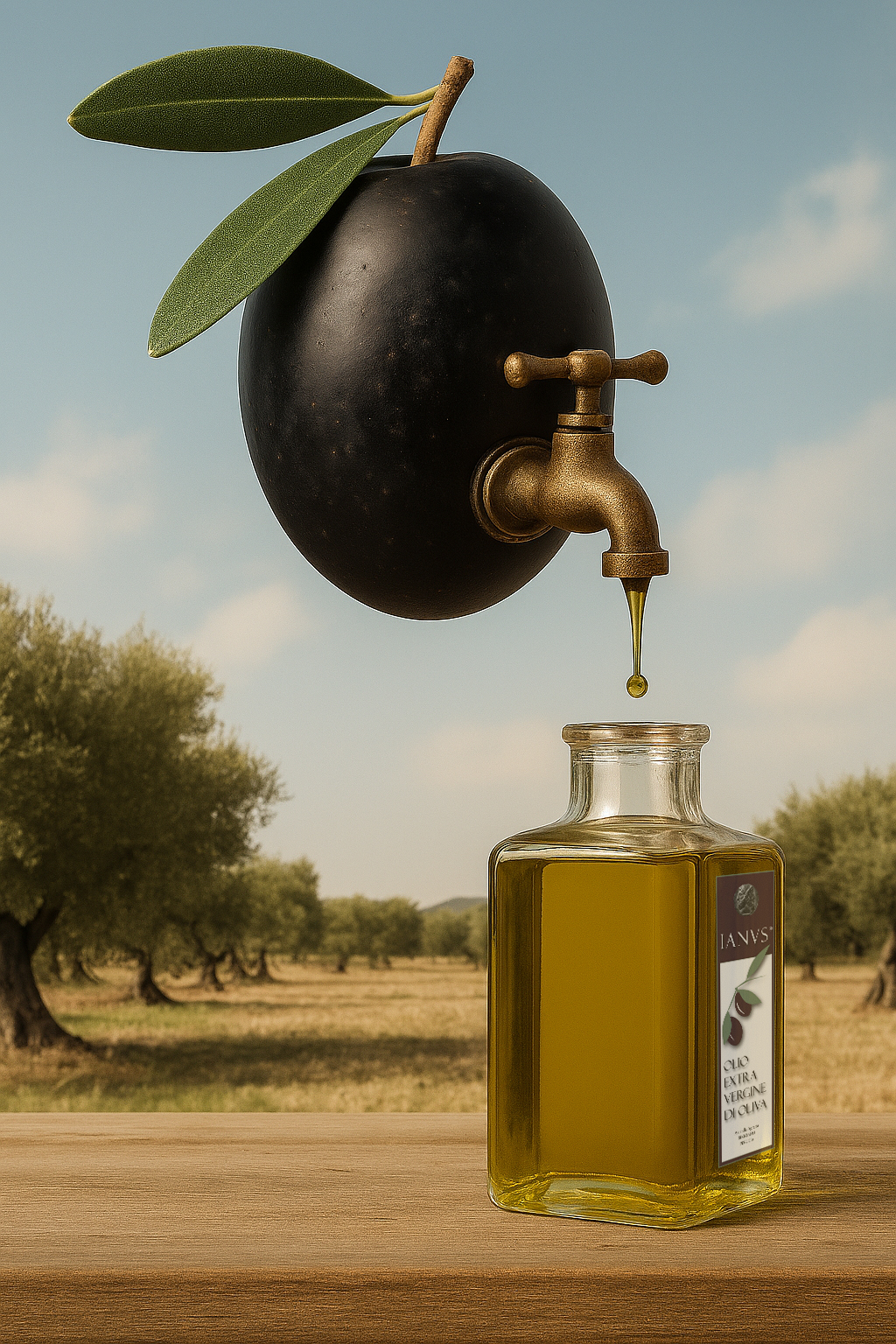 AI assisted - Olive bottling